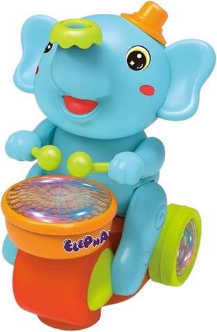 Image of Elefante musical con tambor y bola flotante