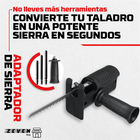 Image of CutClean™ Adaptador de sierra eléctrica para taladro (Corta madera, acero y plástico)