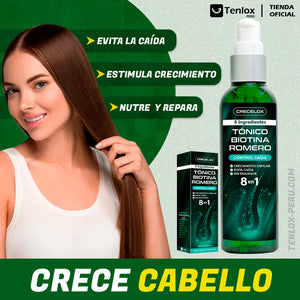 Tónico capilar 8 en 1 para crecimiento de cabello